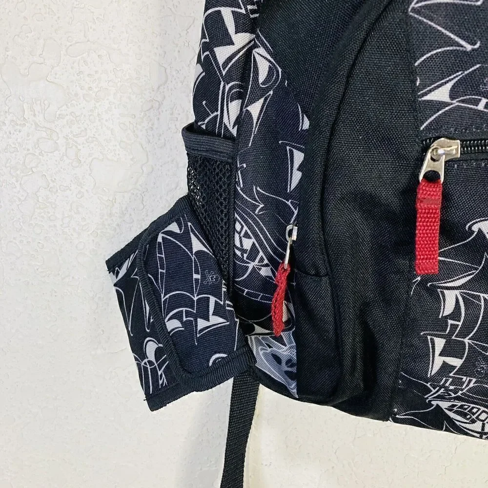 GAP GapKids Black White Skull & Crossbones Backpack -- Back to‎ School Essential